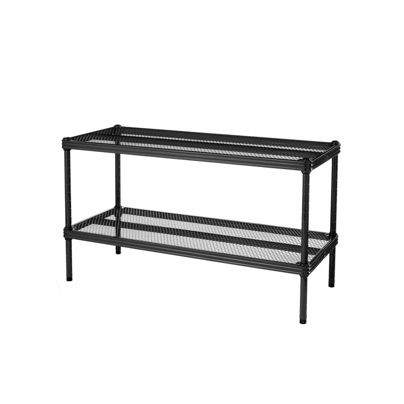 MeshWorks Shoe Shelf Black